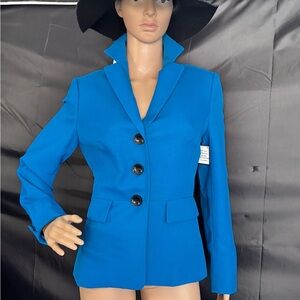 Le Suit Cobalt Blue Women's Blazer